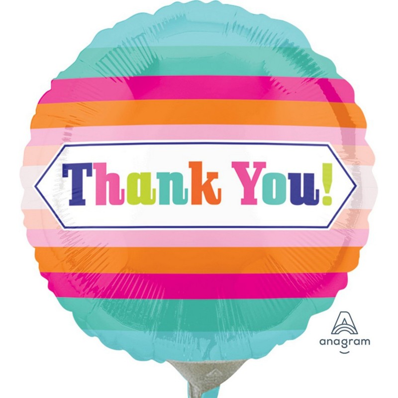 Thank You Foil Balloons 22cm Multi Languages