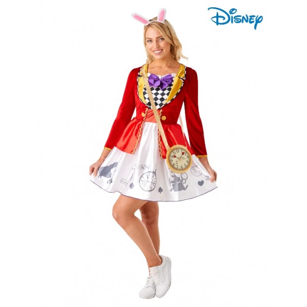 White Rabbit Alice In Wonderland Ladies Adult Costume