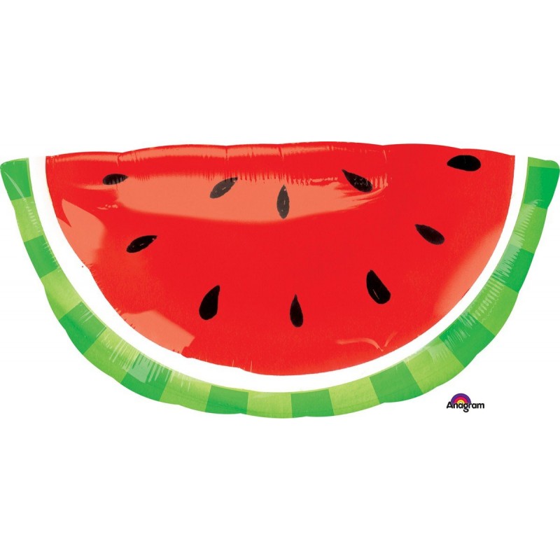 Hawaiian Luau Watermelon Shaped Balloon 81cm x 40cm