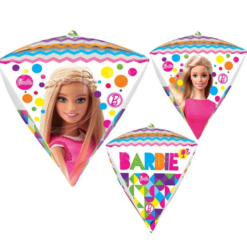 Barbie Sparkle Diamondz Shaped Balloon 38cm x 43cm