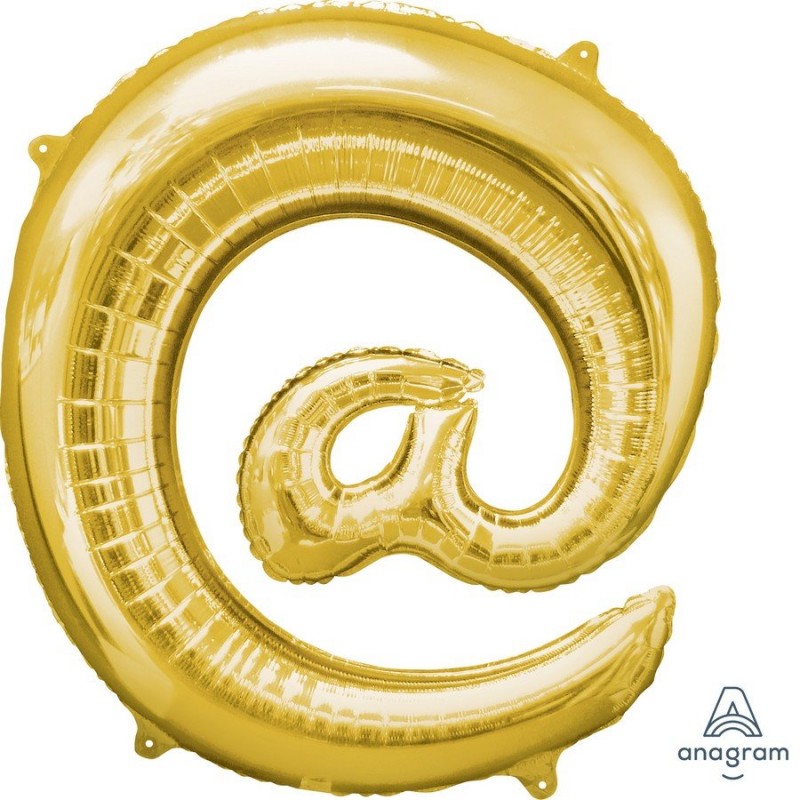 Gold at Symbol Shaped Balloon 55cm x 91cm
