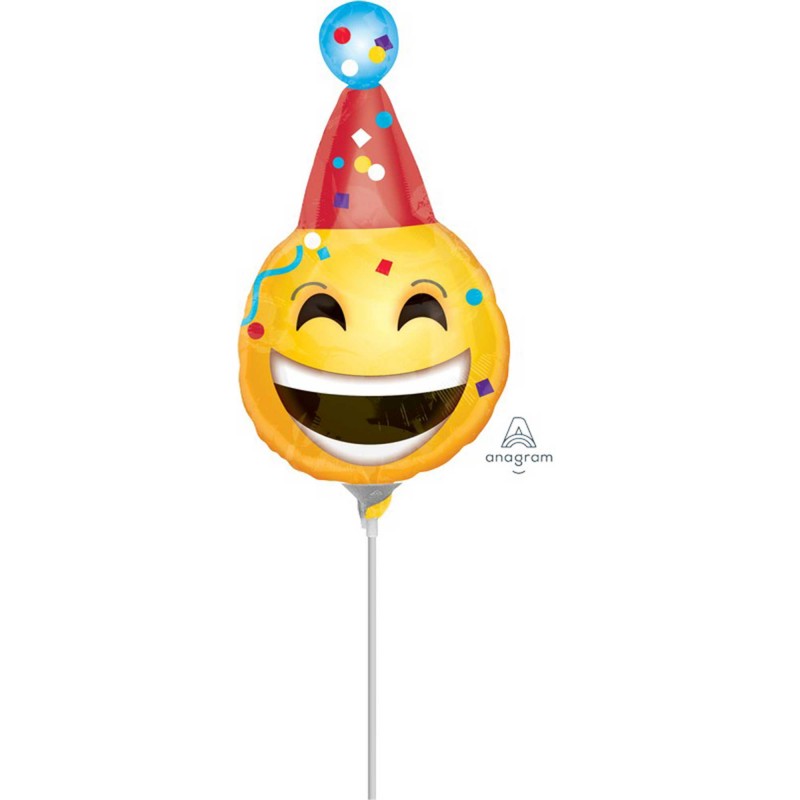 Emoji Mini Birthday Emoticons Shaped Balloon