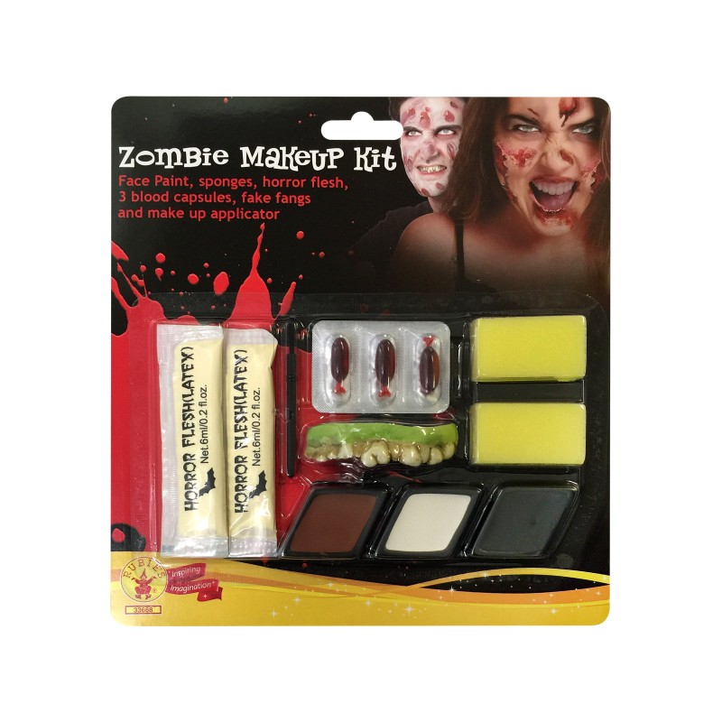 Zombie Halloween Make Up Kit - Accessory