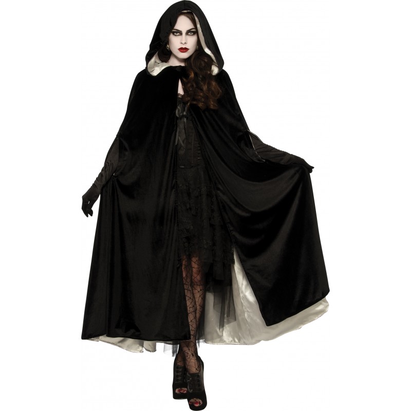 Reversible Black And White Adult Cape Halloween - Accessory
