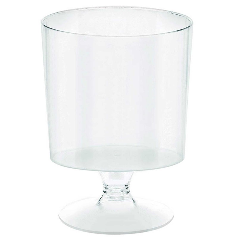 Clear Mini Pedestal Cups 147ml 10 pk