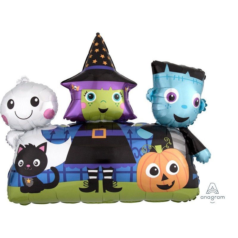 Halloween Party Supplies - Shaped Balloons - Halloween Friends XL