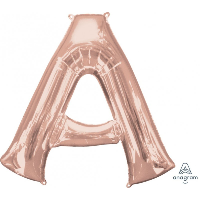 Rose Gold Letter A Shaped Balloon 66cm x 83cm Rose Gold Letter A Shaped Balloon 66cm x 83cm