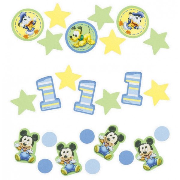 Mickey Mouse 1st Birthday Confetti 34g Single Pack