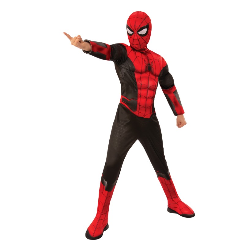 Spider-Man No Way Home Deluxe Red & Black Child Costume