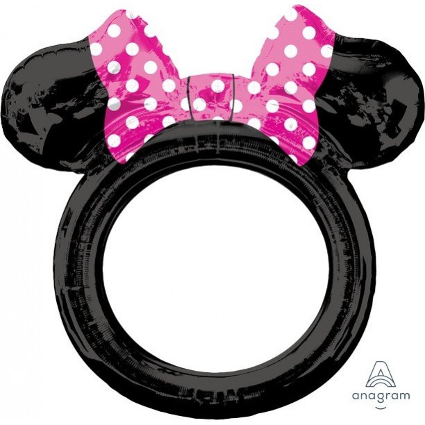 Minnie Mouse Frame Shaped Balloon 73cm x 71cm