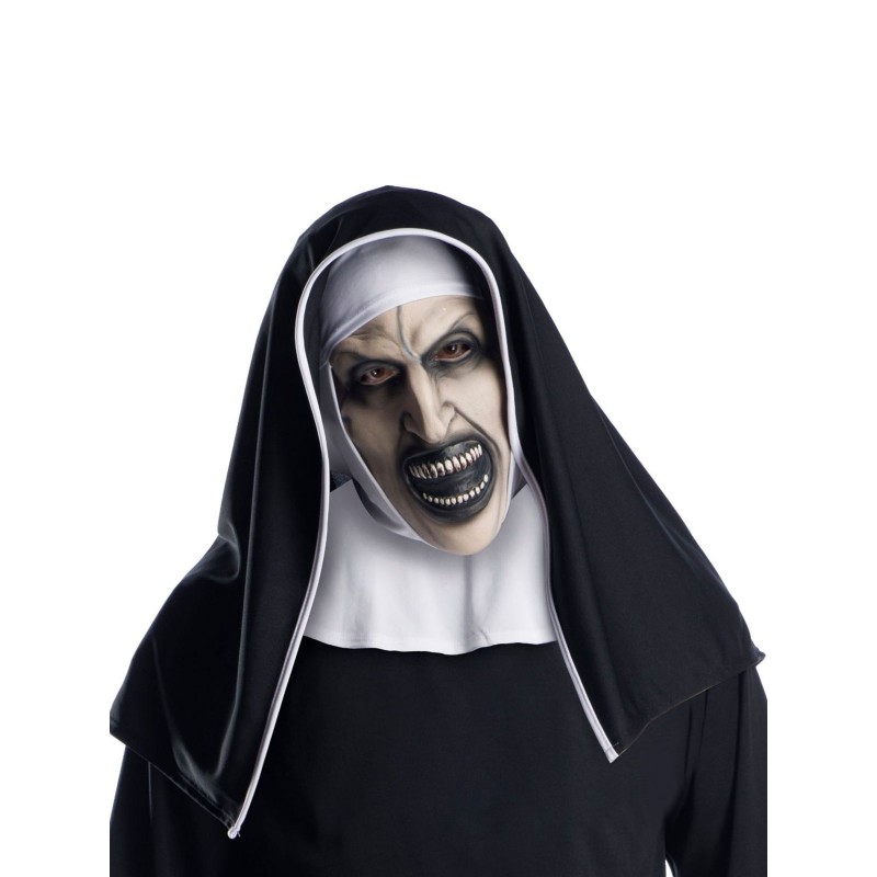 The Nun 3/4 Mask With Headpiece for Adult Halloween The Nun 3/4 Mask With Headpiece for Adult Halloween
