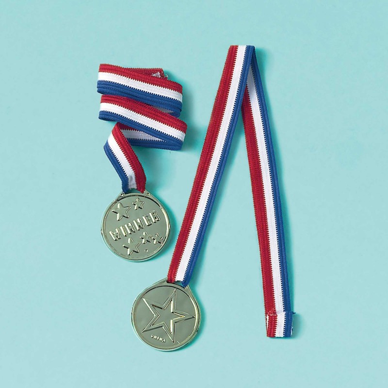 Soccer Goal Getter Medal Awards 36cm 8 pk - NFS Party