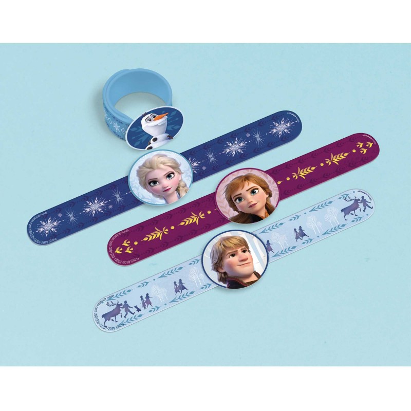 Disney Frozen 2 Slap On Bracelets Favours 4 pk