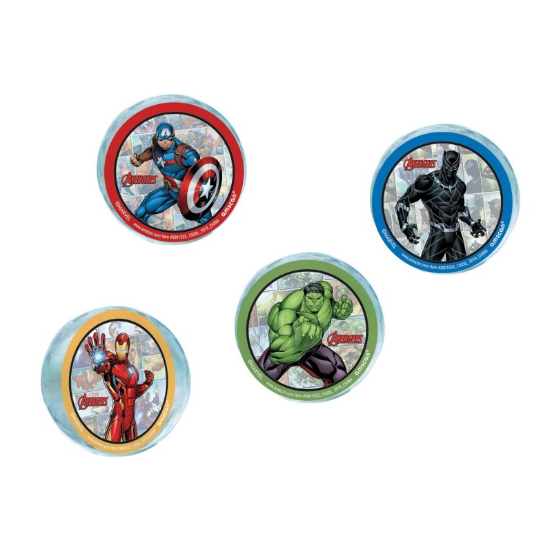 Avengers Party Supplies - Favours Marvel Powers Unite Bounce Balls - NFS Party