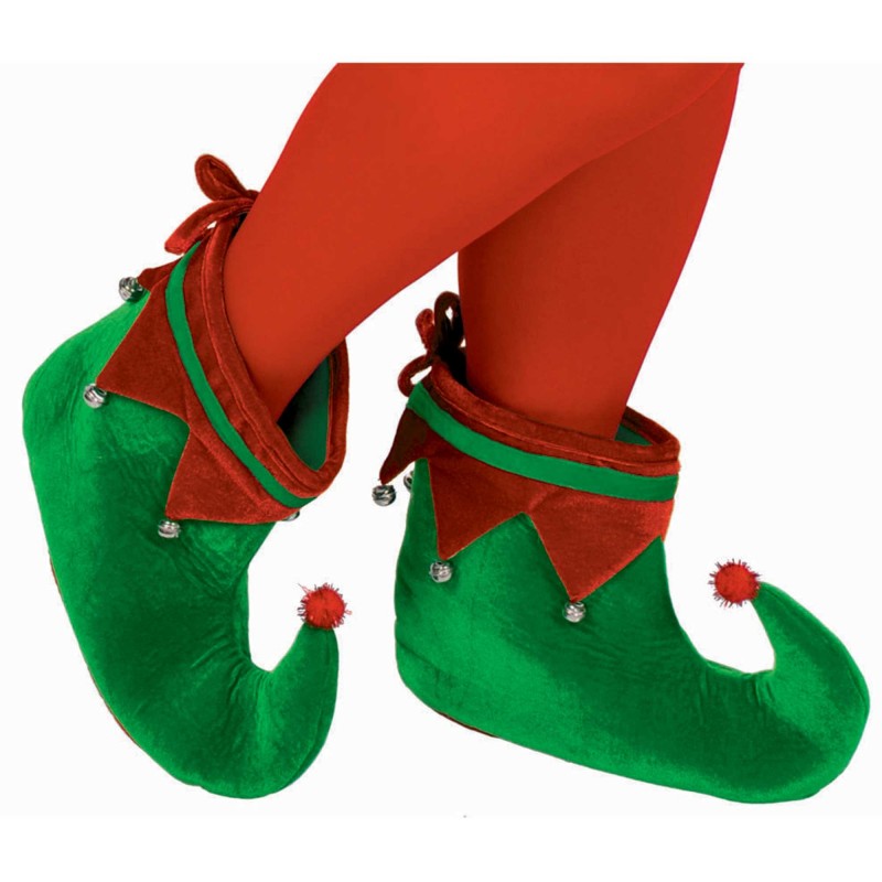 Elf Shoes with Bells Adult Size - NFS Party