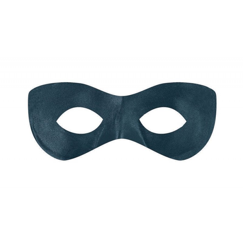 Black Super Hero Mask 7.3cm x 20.9cm