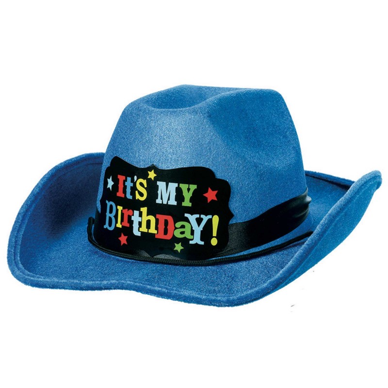 Cowboy Party Decorations Birthday Brights Flocked Cowboy Hat