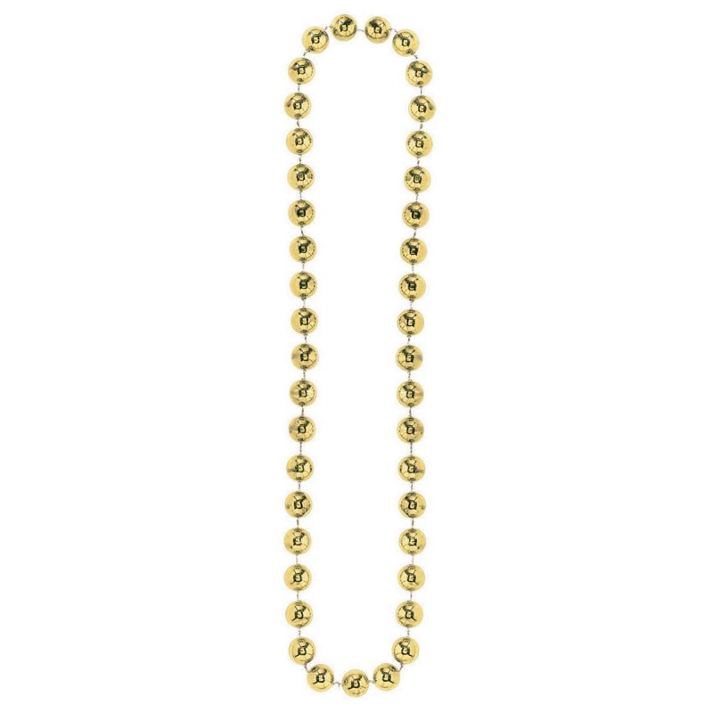 Gold Party Supplies - Jumbo Ball Bead Necklace