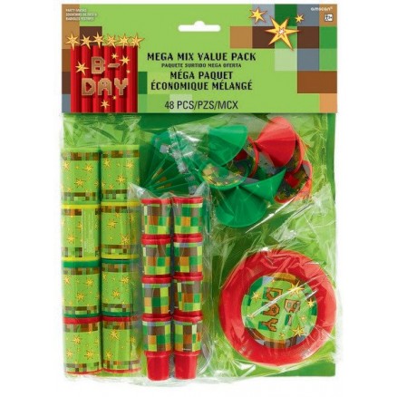 Minecraft TNT Value Pack Mix Favours 48 pk