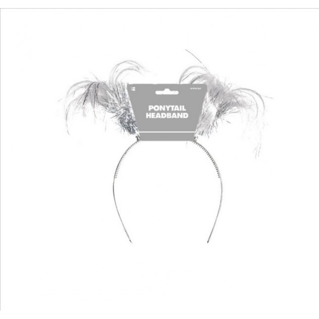 Silver Party Supplies - Ponytail Headbopper