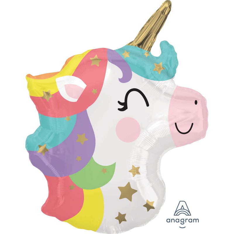 Baby Shower Baby Unicorn Head Shaped Balloon Baby Shower Baby Unicorn Head Shaped Balloon