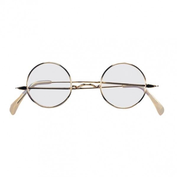 Santa Round Glasses Christmas