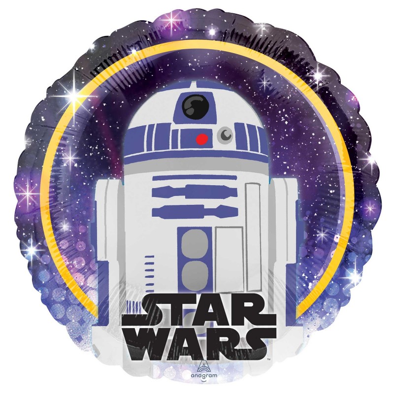 Star Wars Party Decorations - Foil Balloon Galaxy R2D2 Standard HX - NFS Party