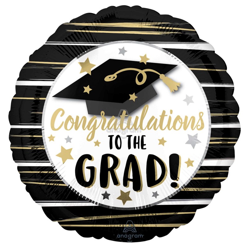 Graduation Party Decorations - Foil Balloon Congratulations to the Grad!