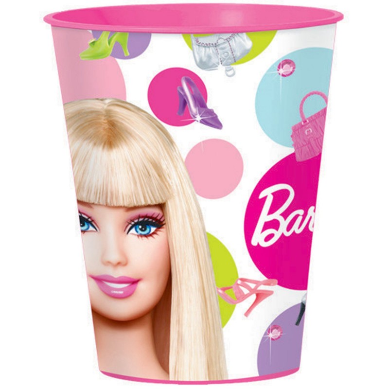 Barbie All Doll'd Up Favour Plastic Cup 473ml Barbie All Doll'd Up Favour Plastic Cup 473ml