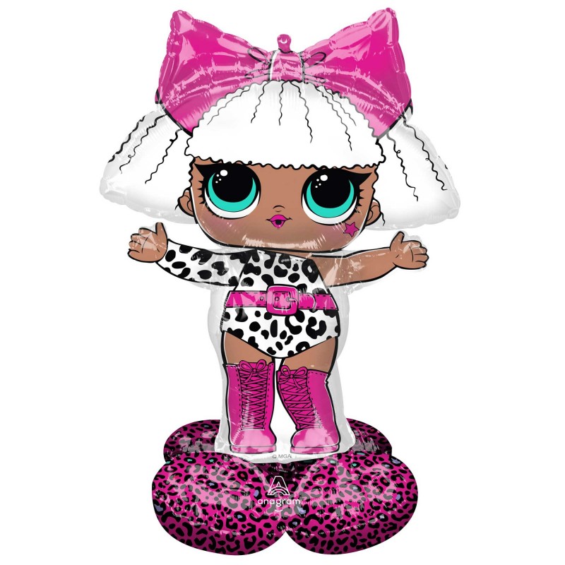 LOL Surprise Glam Diva AirLoonz Shaped Balloon 88cm x 119cm LOL Surprise Glam Diva AirLoonz Shaped Balloon 88cm x 119cm
