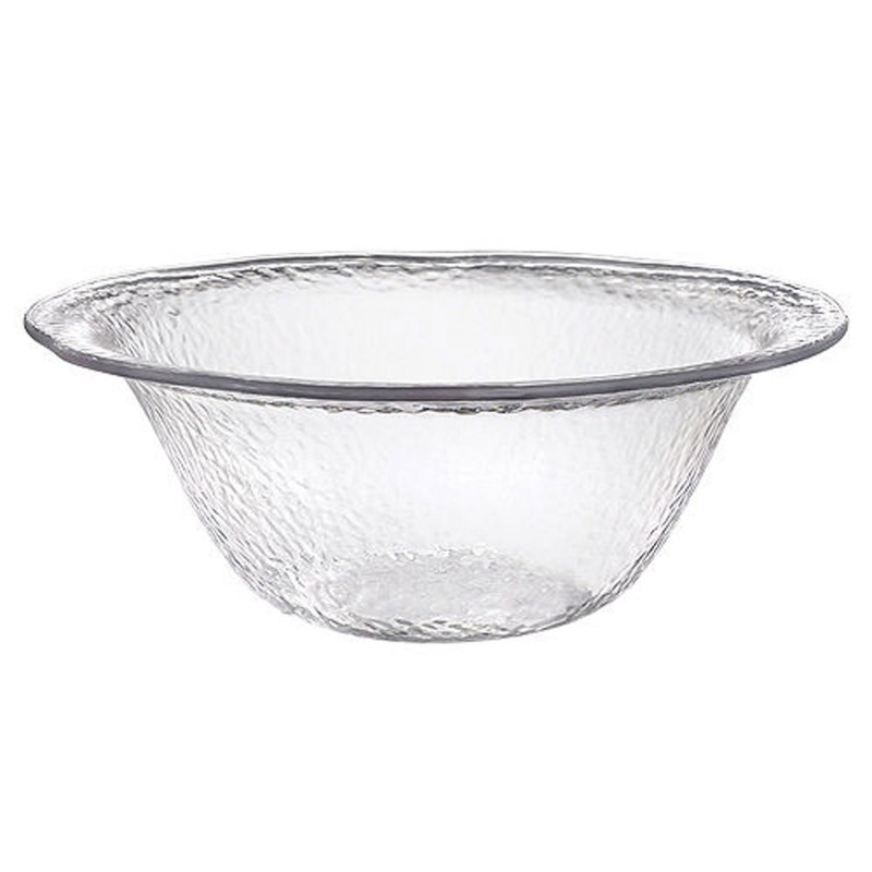 Clear Premium Hammered Look Serving Bowl 7.2L