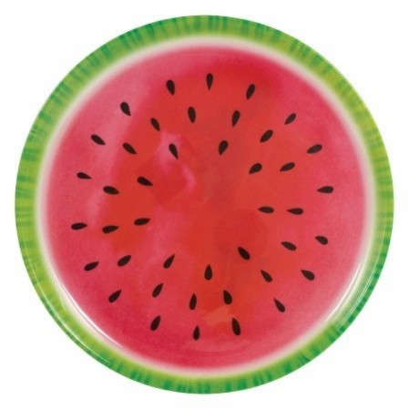 Hawaiian Luau Watermelon Melamine Round Platter 34cm Hawaiian Luau Watermelon Melamine Round Platter 34cm