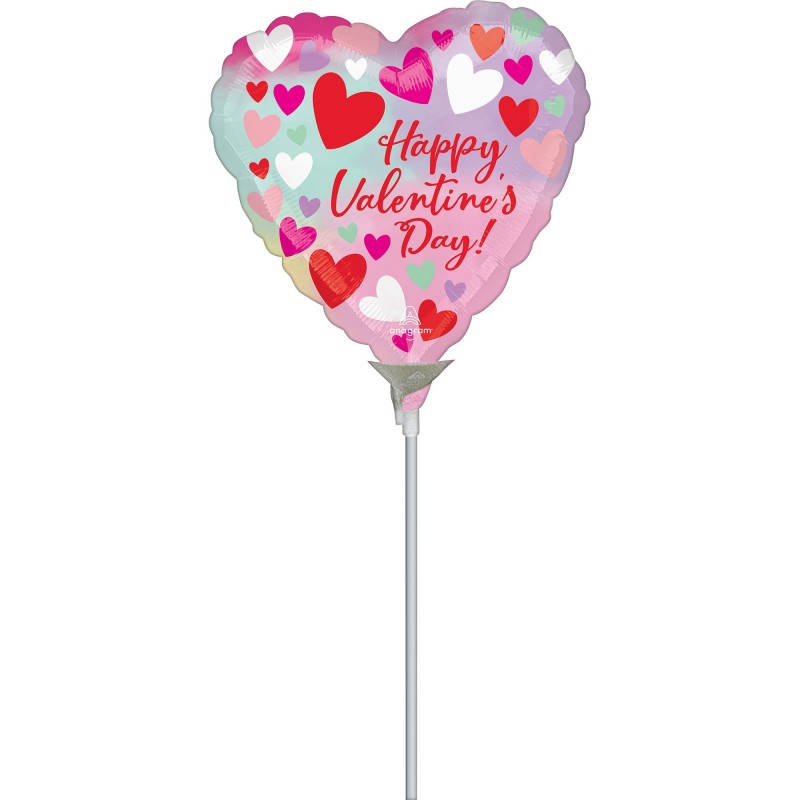 Pastel Happy Valentine's Day! Heart Shaped Balloon 10cm Pastel Happy Valentine's Day! Heart Shaped Balloon 10cm