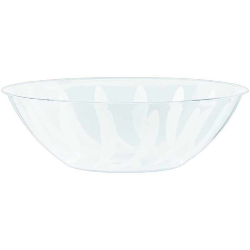 Clear Plastic Swirl Bowl 9.4lt