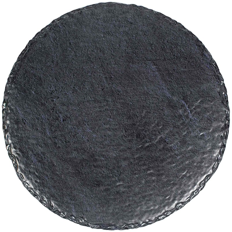 Slate Look Premium Reusable Round Tray 35cm