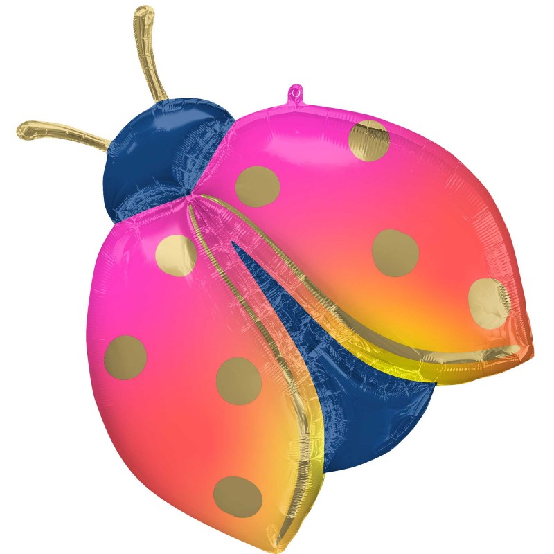 Colourful Ladybug Shaped Balloon 68cm x 83cm Colourful Ladybug Shaped Balloon 68cm x 83cm