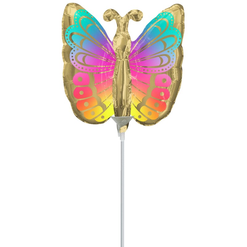 Colourful Butterfly Mini Shaped Balloon Colourful Butterfly Mini Shaped Balloon