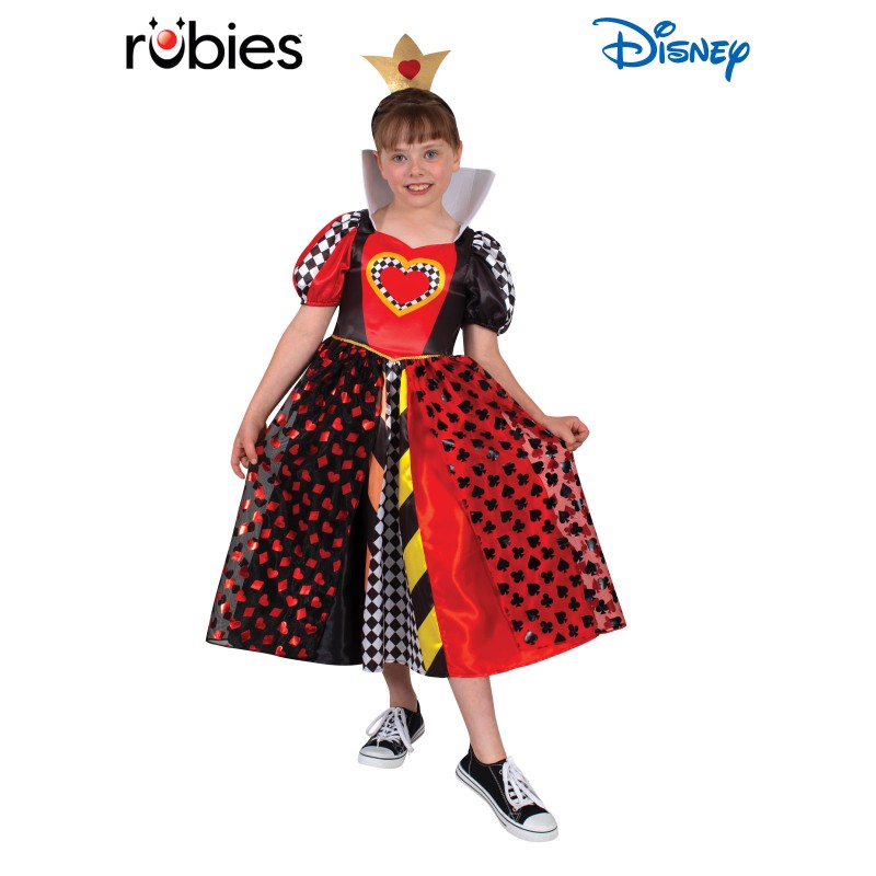 Queen Of Hearts Deluxe Child Costume Alice In Wonderland