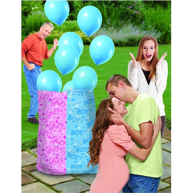 Boy Gender Reveal Balloon Sack & Balloons Boy Gender Reveal Balloon Sack & Balloons