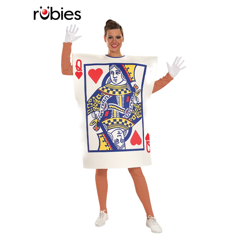 Queen Of Hearts Playing Card Adult Costume