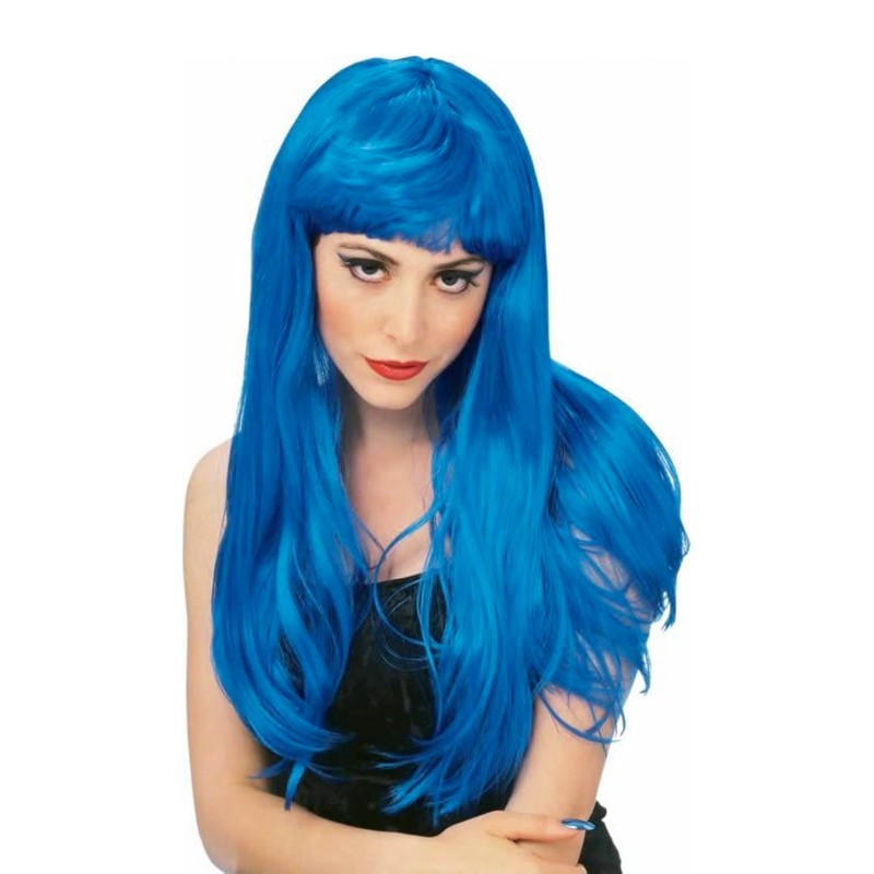 Glamour Blue Adult Wig Halloween