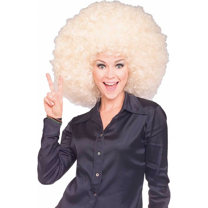 Super Afro Blonde Wig 1960s - Accessory