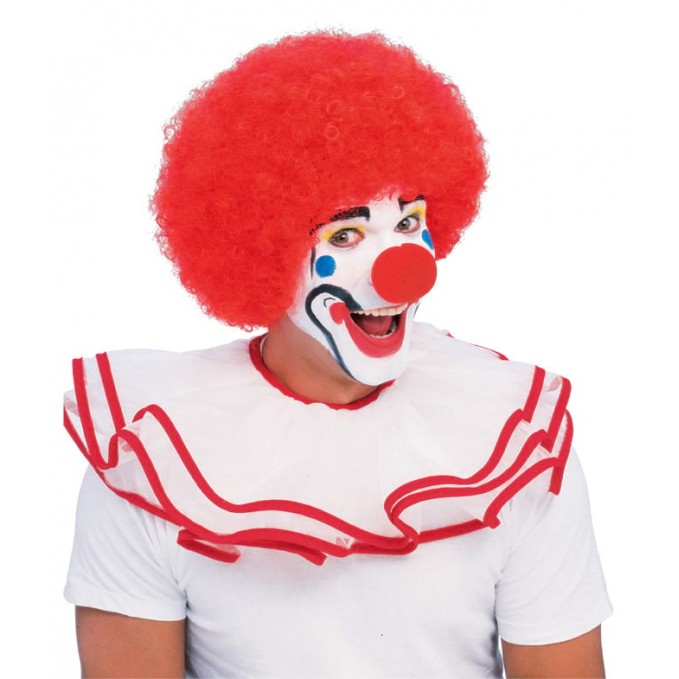 Red Afro Adult Wig Circus - Accessory