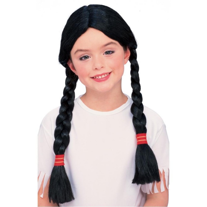 Native American Girl Child Wig Western - Accessory