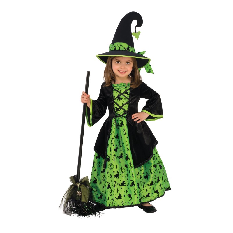 Green Witch Child Costume