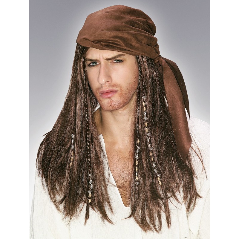 Caribbean Pirate Adult Wig - Accessory
