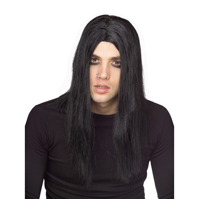 Evildoer Black Wig for Adult Evildoer Black Wig for Adult