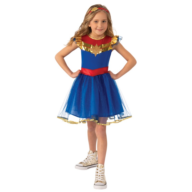Captain Marvel Tutu Dress Child Costume