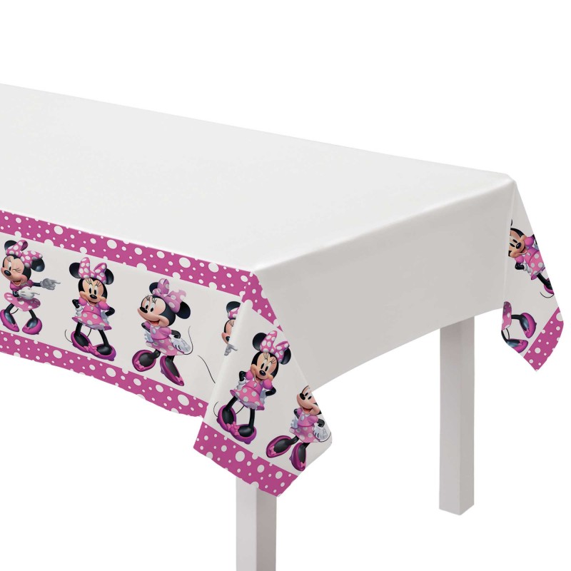 Minnie Mouse Forever Plastic Table Cover 137cm x 243cm