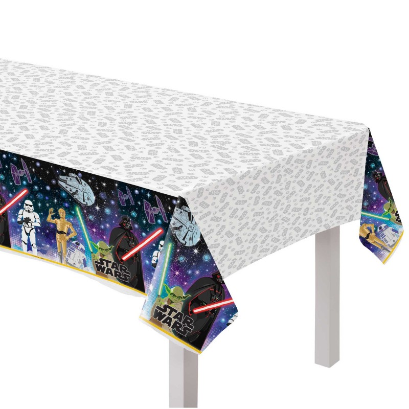 Star Wars Party Supplies - Plastic Table Cover Galaxy Star Wars Party Supplies - Plastic Table Cover Galaxy
